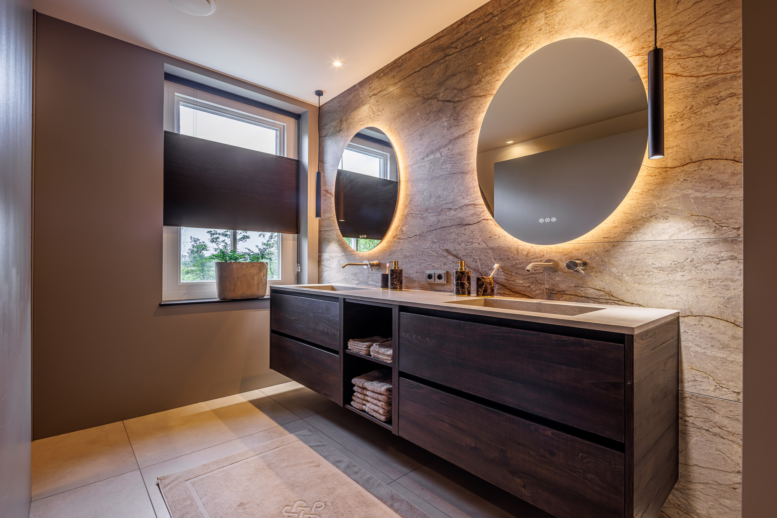 Warme elegantie badkamer detail 2
